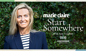 Marie Claire debuts podcast, Start Somewhere with Sarah Vaughen